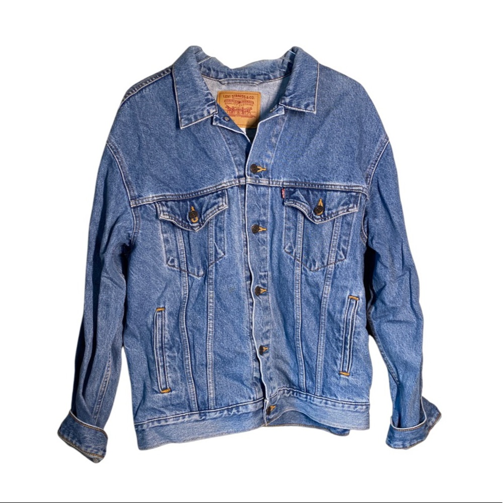 Men's Levi's 70508 7112 Classic Trucker Jean Jacket Vintage Red Tab Size Large